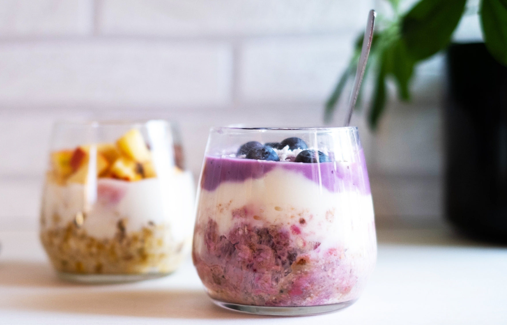 Summery Blueberry Coconut Overnight Oats