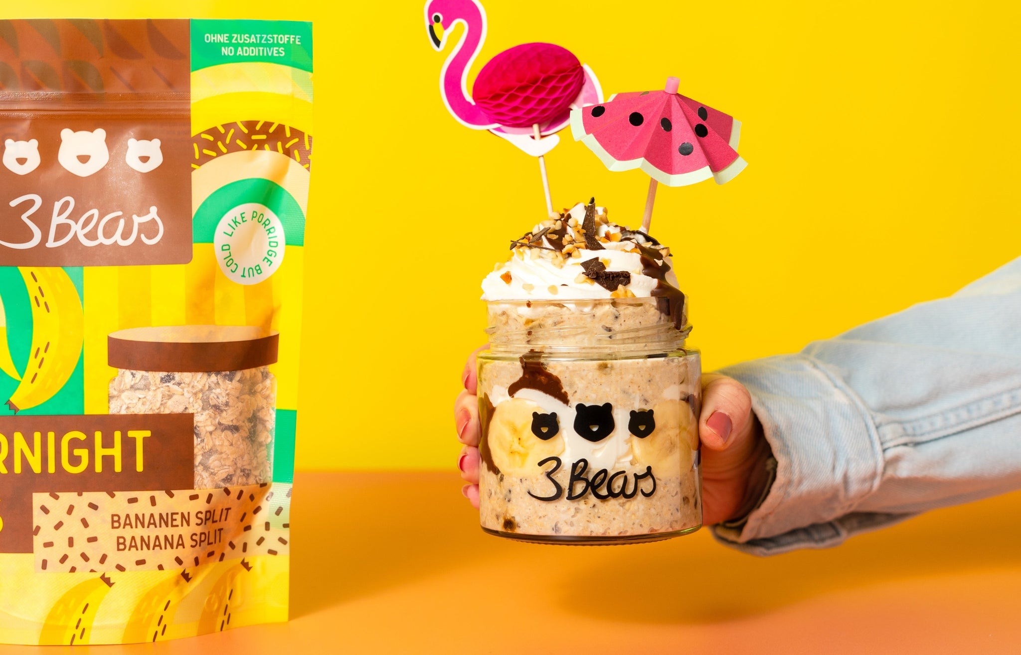 Overnight Oats à la Banana Split