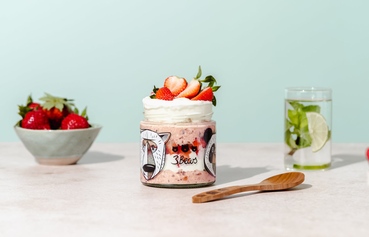 Erdbeertraum Overnight Oats