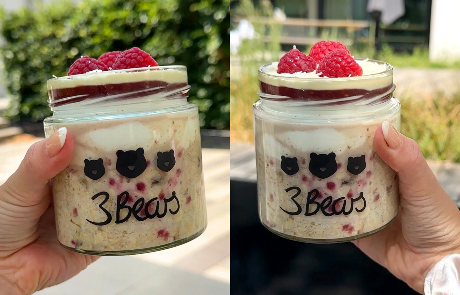Rasberry Coconut Overnight Oats