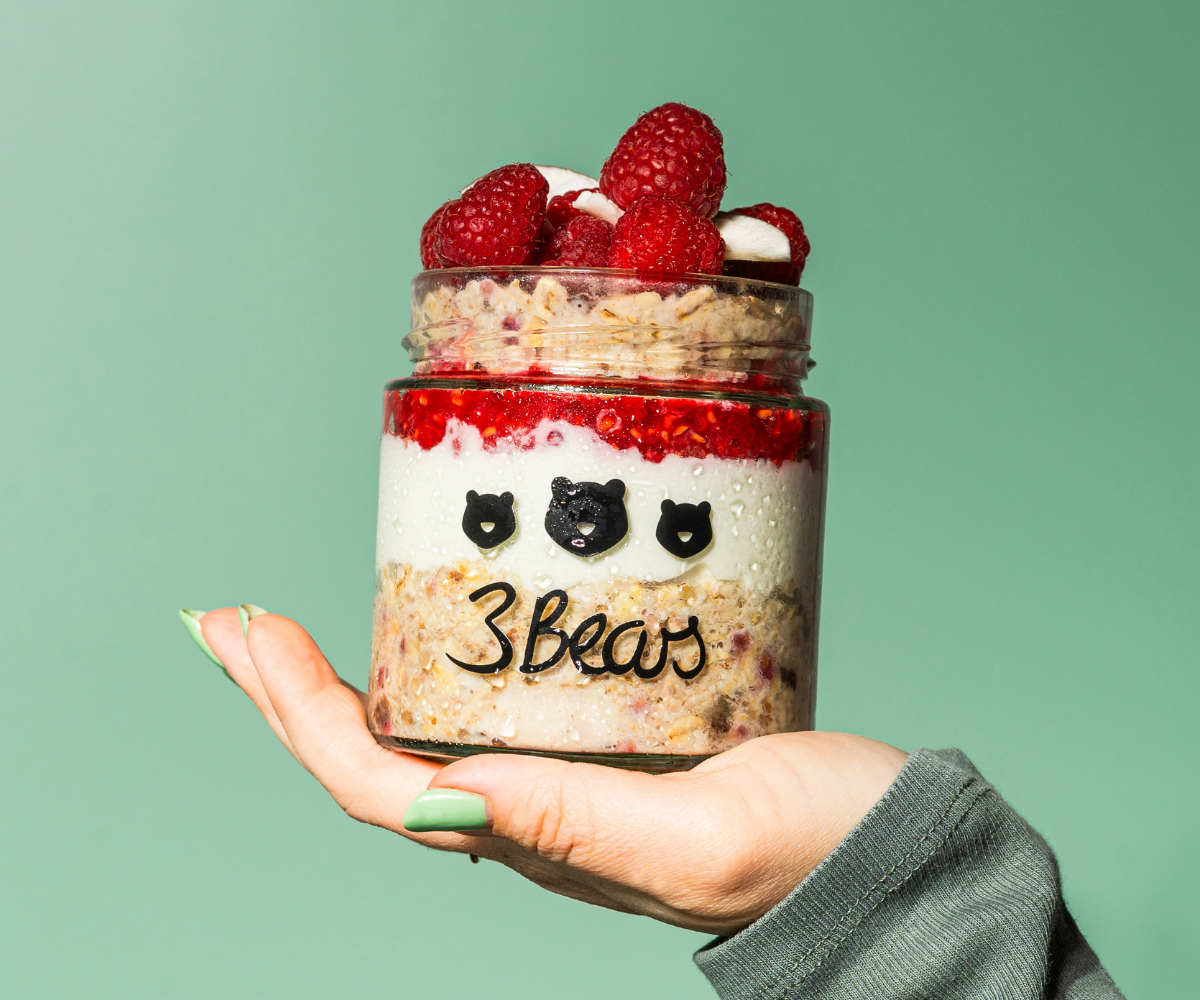 Overnight Oats – Kokos Framboos