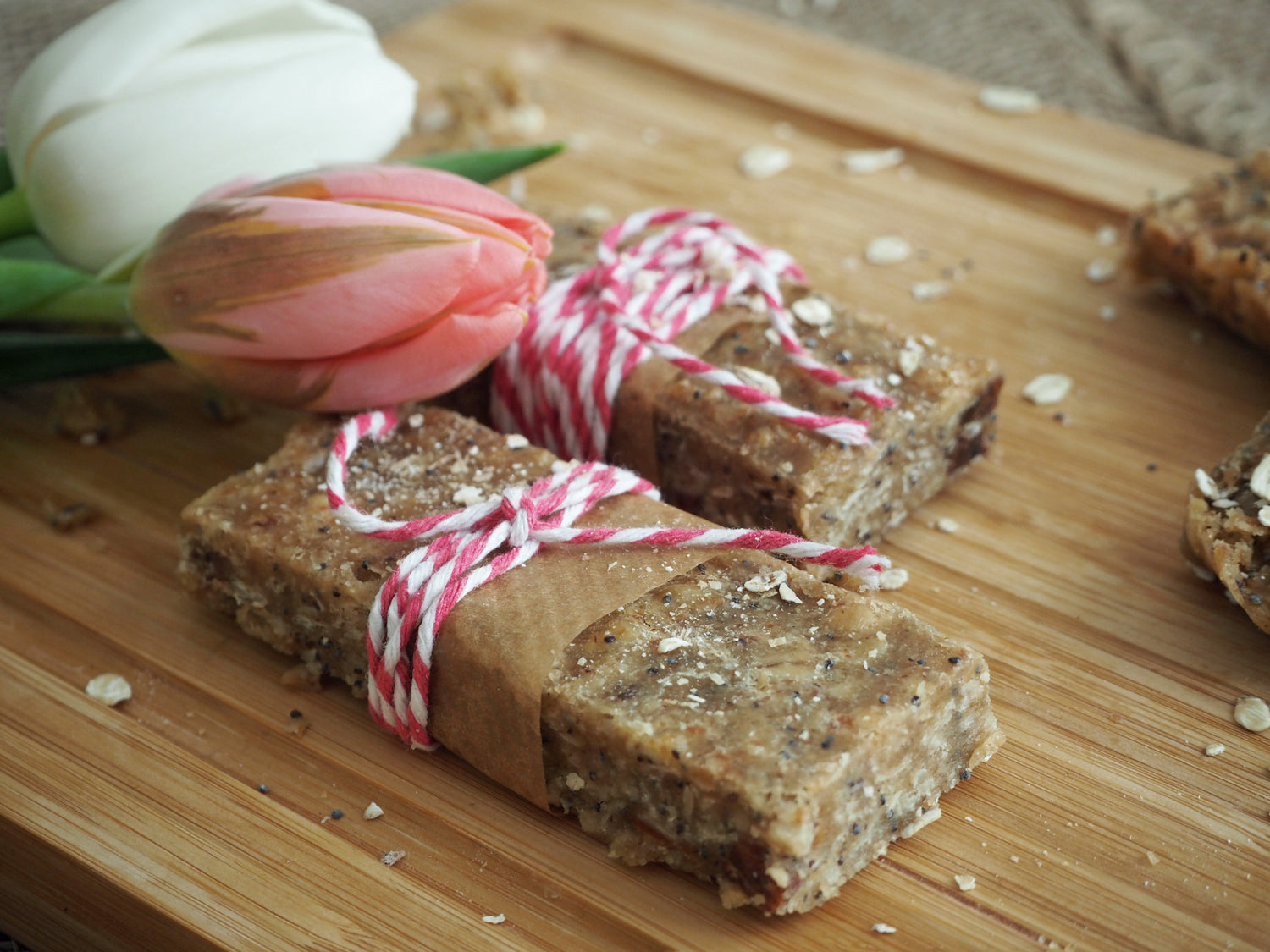 Flapjack Rezept Haferflocken Frühlingsrezept