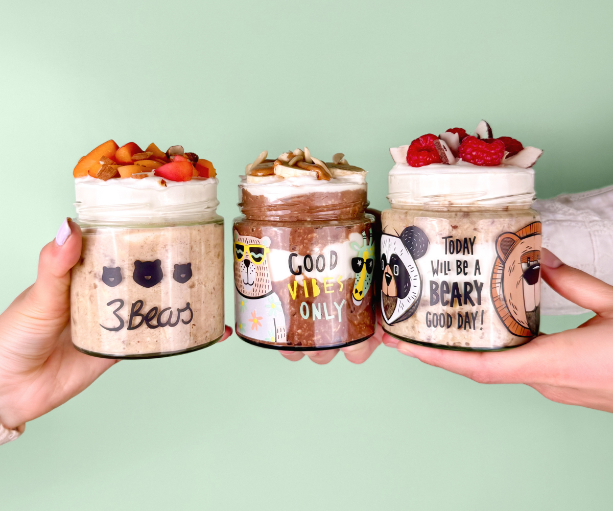 Overnight Oats Jar Trio – Anniversary Edition