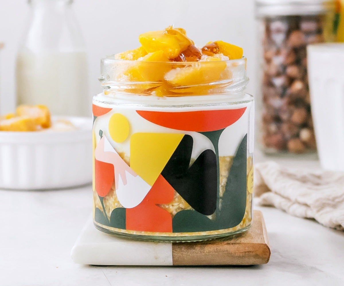 Overnight Oats – Goldene Mango