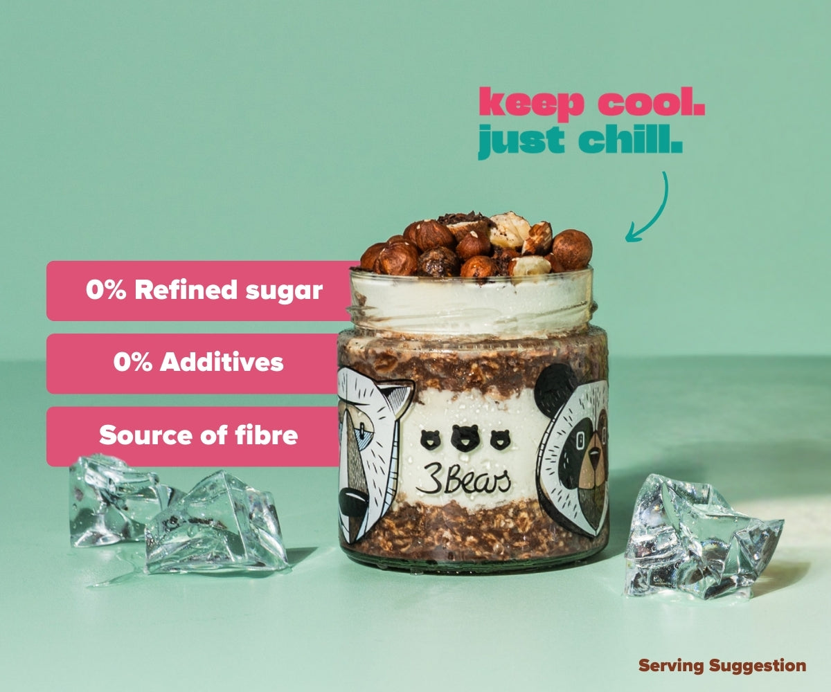 3Bears Overnight Oats Haselnuss-Kakao 