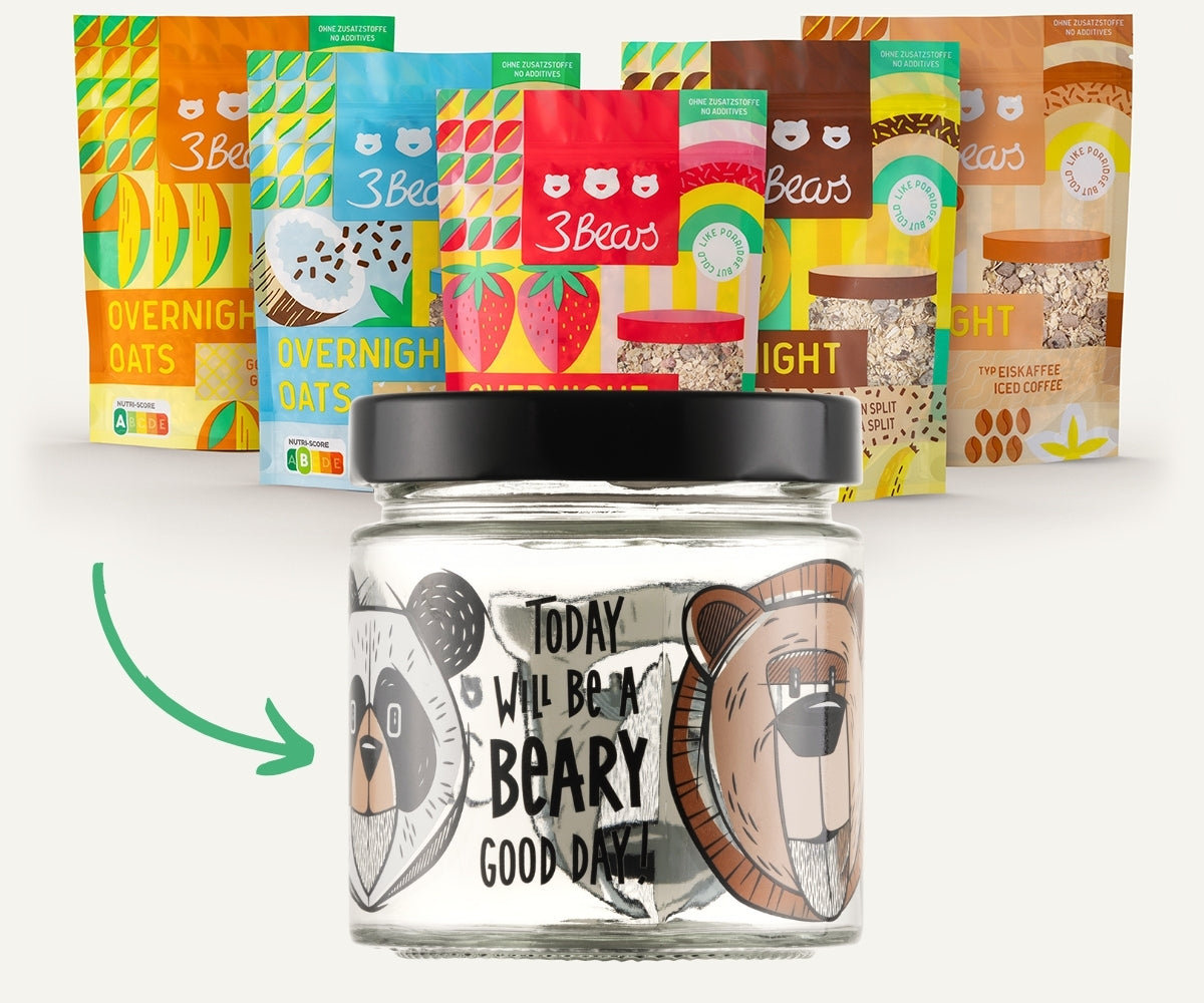 Overnight Oats Lover Set - with a FREE jar for you - Code: GRATISPOT