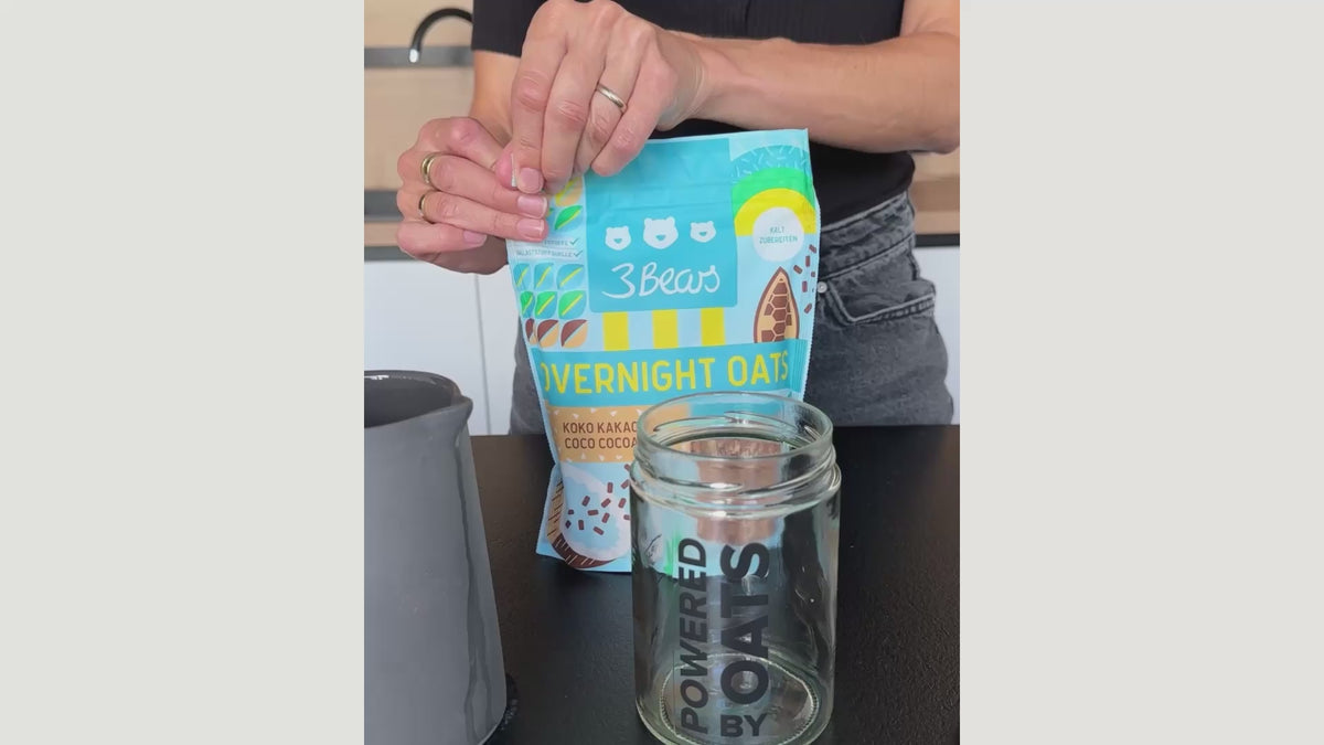 Supersimpel recept voor overnight oats met banaan (vegan